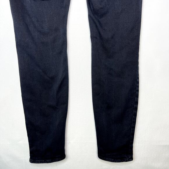 Rock & Republic Black Slanted Back Pockets w/ Special Rivets Stretch Jeans Size - Picture 8 of 12
